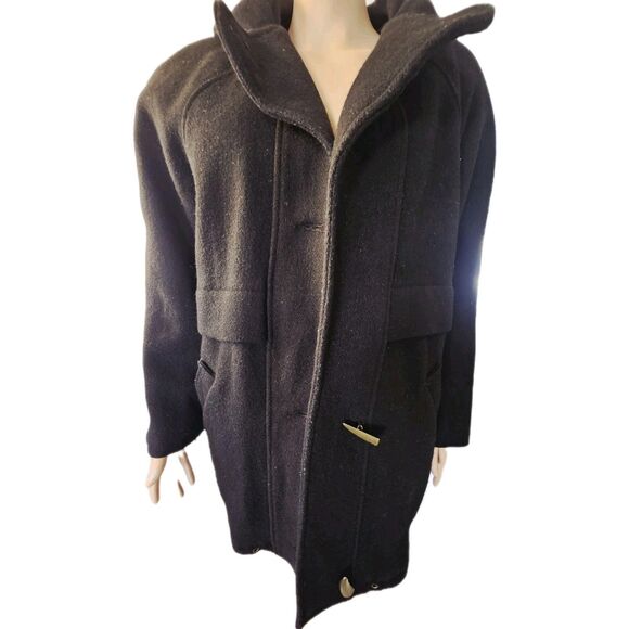 Braetan Women's Black Hooded Coat, Size Small - Picture 4 of 8